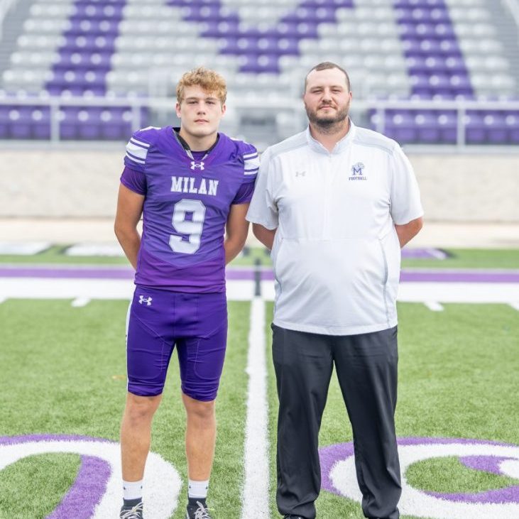 Micah White and Austin White are the grandsons of former Milan High principal Tim Warren, who also coached under John Tucker.