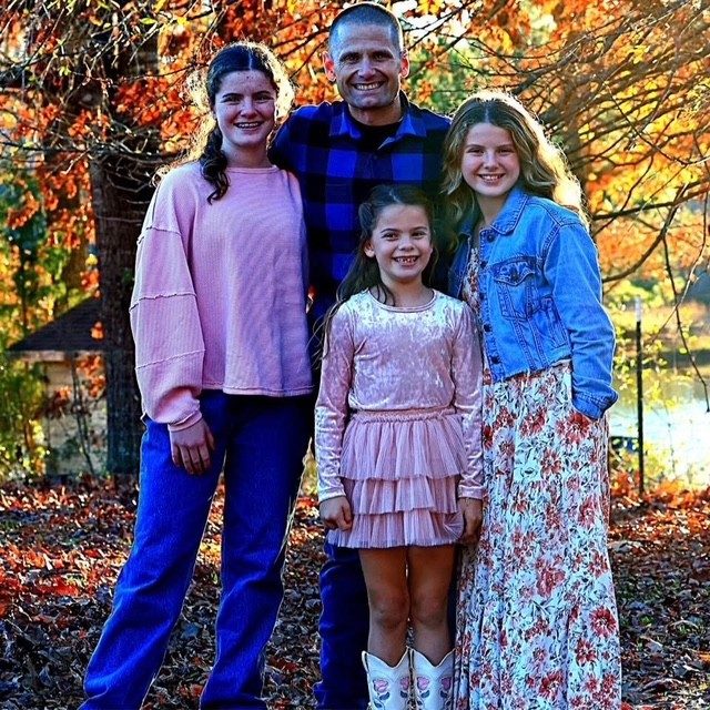 John Wilkins and daughters